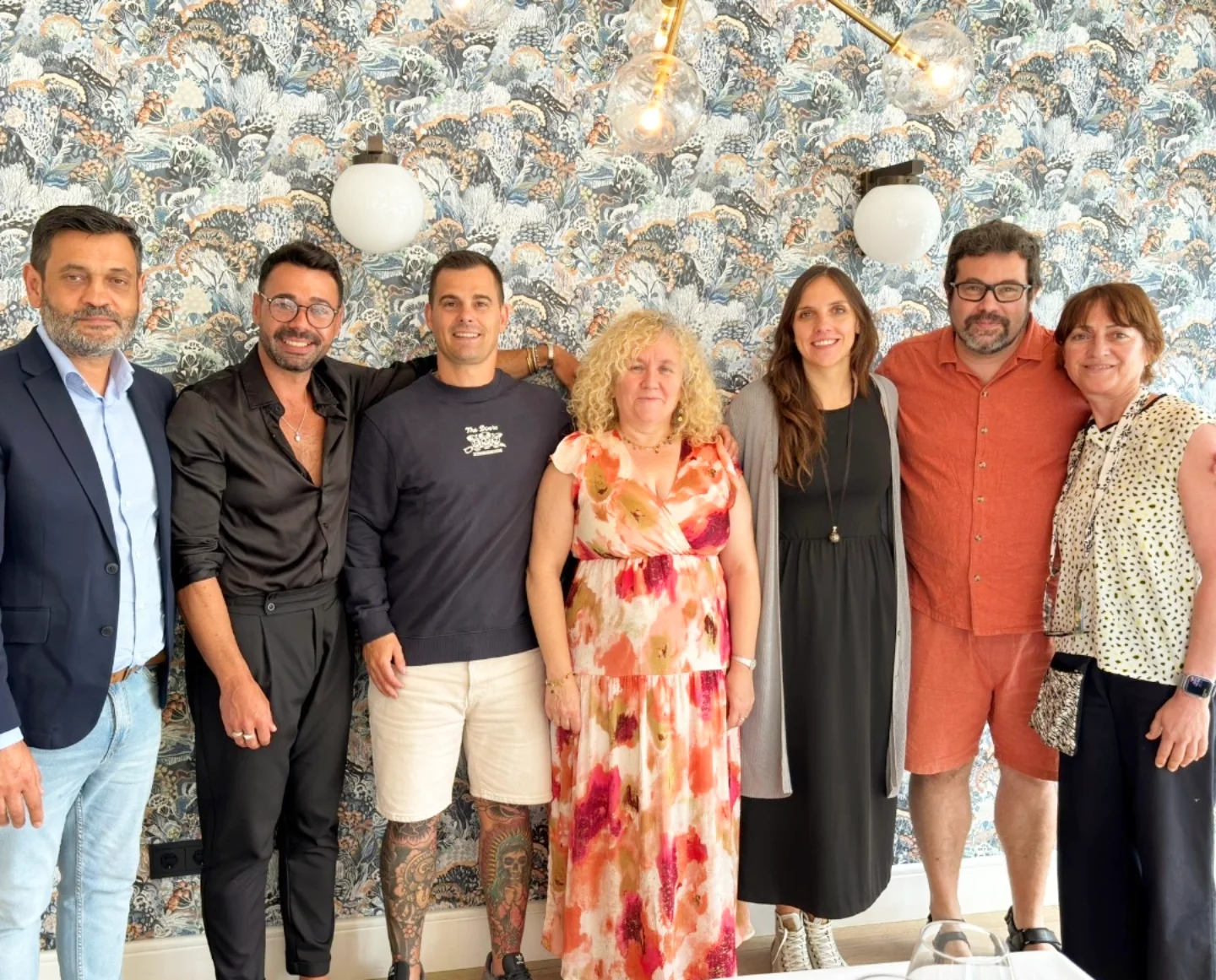 Equipo docente de la Escuela Técnica de Joyería del Atlántico de Vigo el día de la presentación de los proyectos de fin de curso